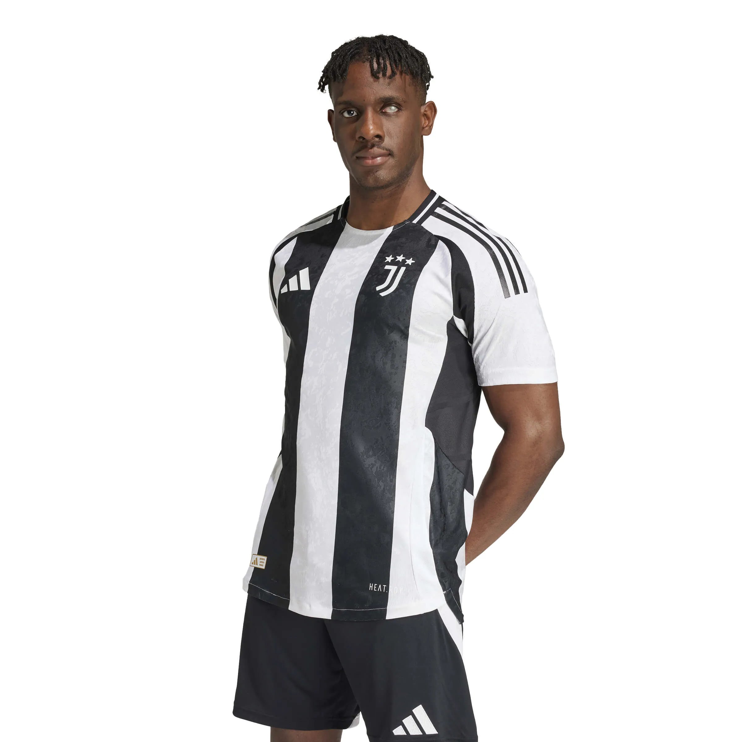 adidas 2024-25 Juventus Men's Authentic Home Jersey (Model - Front)