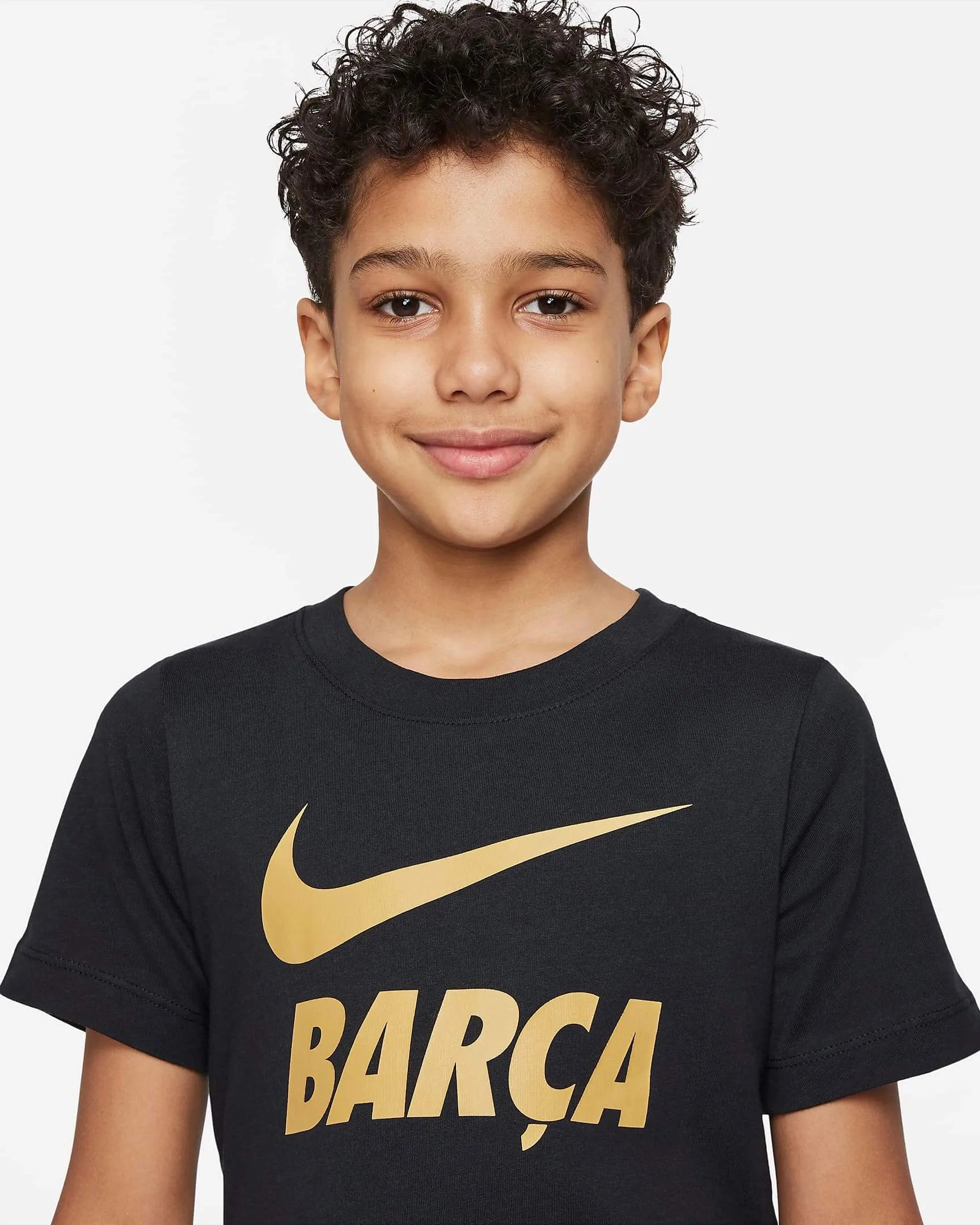 Nike 2022-23 FC Barcelona Youth Ground Tee - Black (Detail 1)