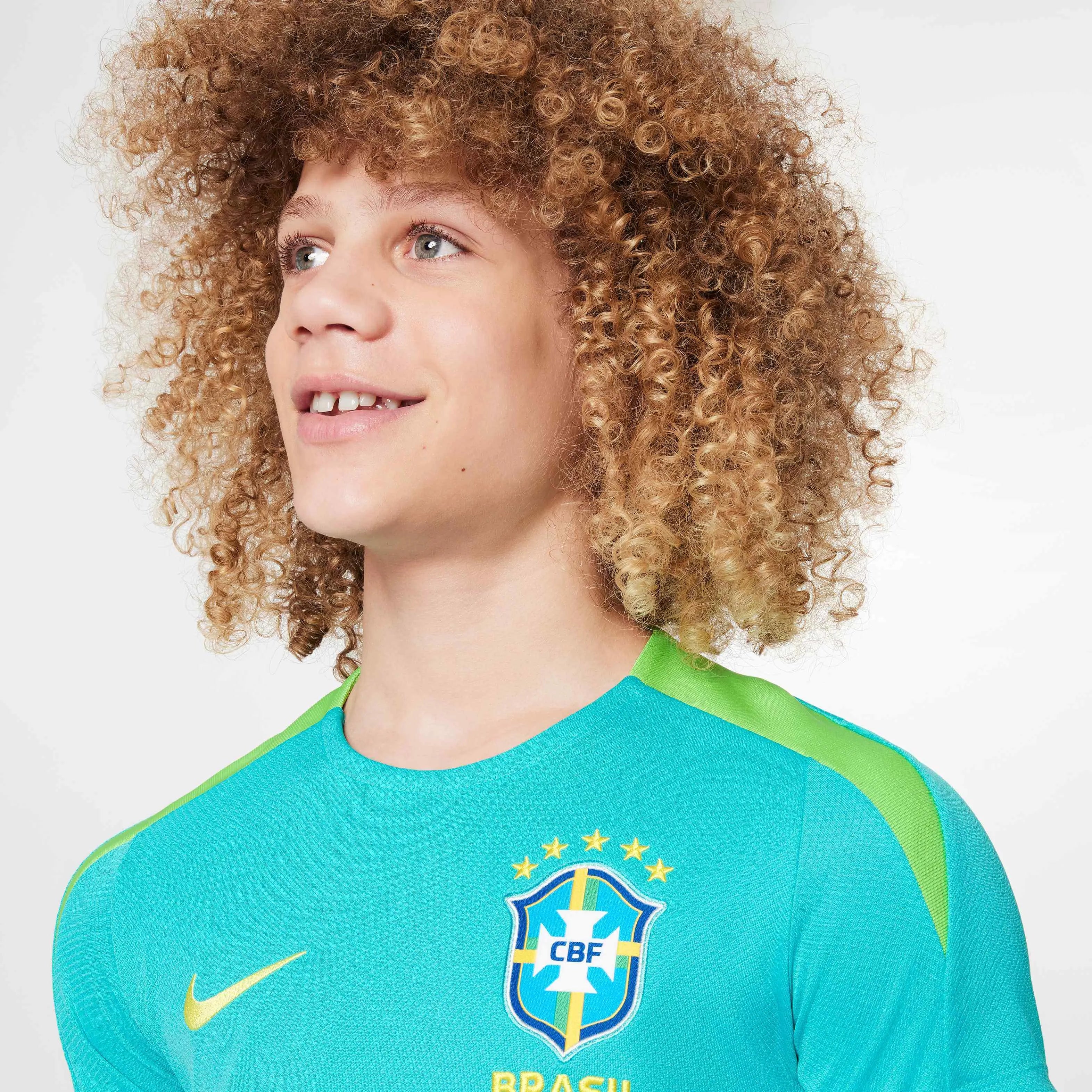 Nike 2024-25 Brazil Youth Dri-Fit Strike Top (Detail 1)