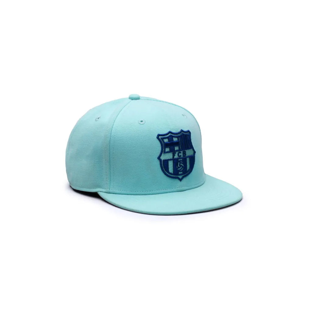 Fan Ink Collection Barcelona Retro Capsule Snapback Hat - Blue Tint