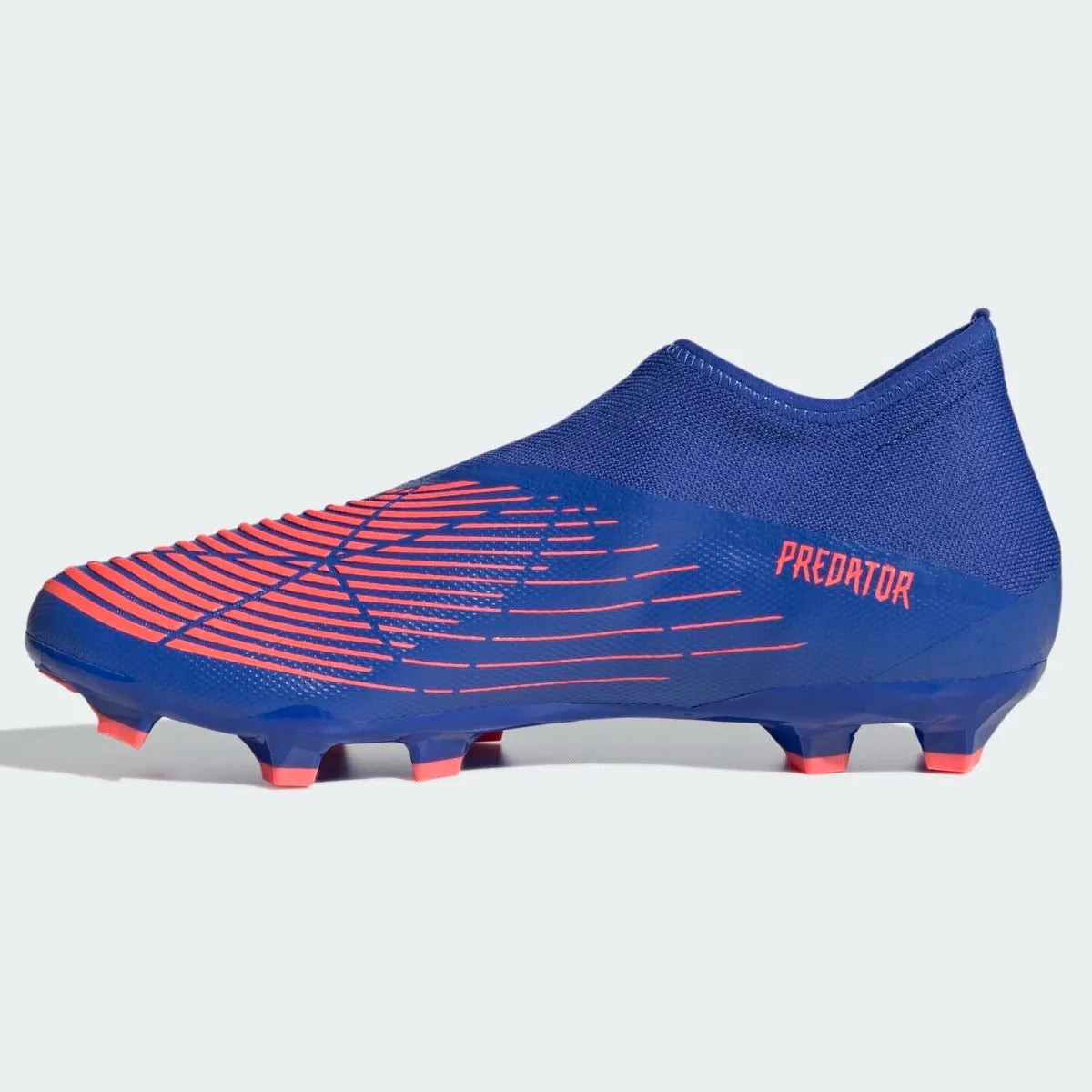 adidas Predator Edge .3 Laceless FG - Hi Res Blue-Turbo (Side 2)
