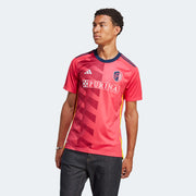 adidas 2023-24 St. Louis City Home Jersey - Power Pink-Indigo (Model - Front)