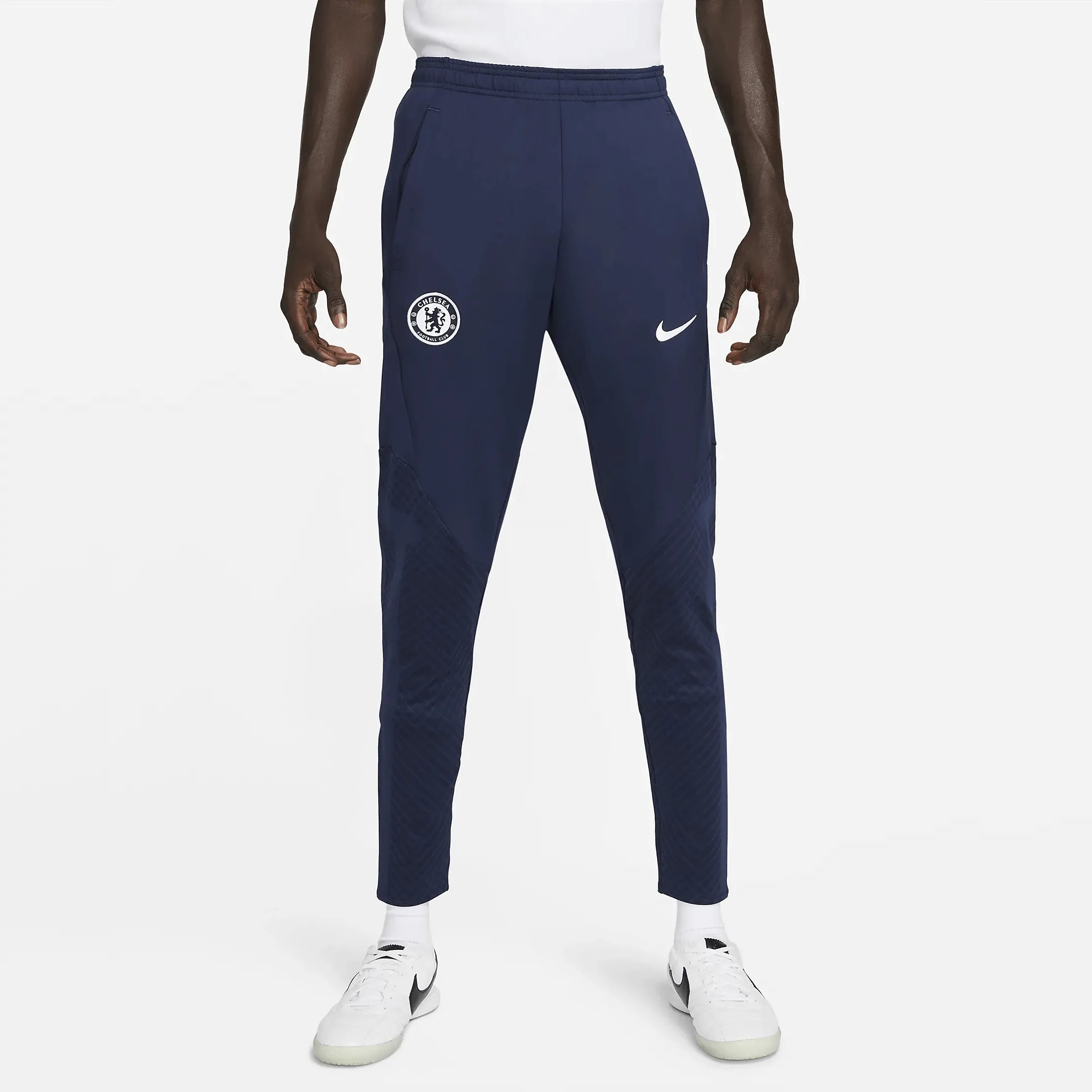 Nike 2022-23 Chelsea Dri-Fit Strike Pants - Navy (Model - Front)
