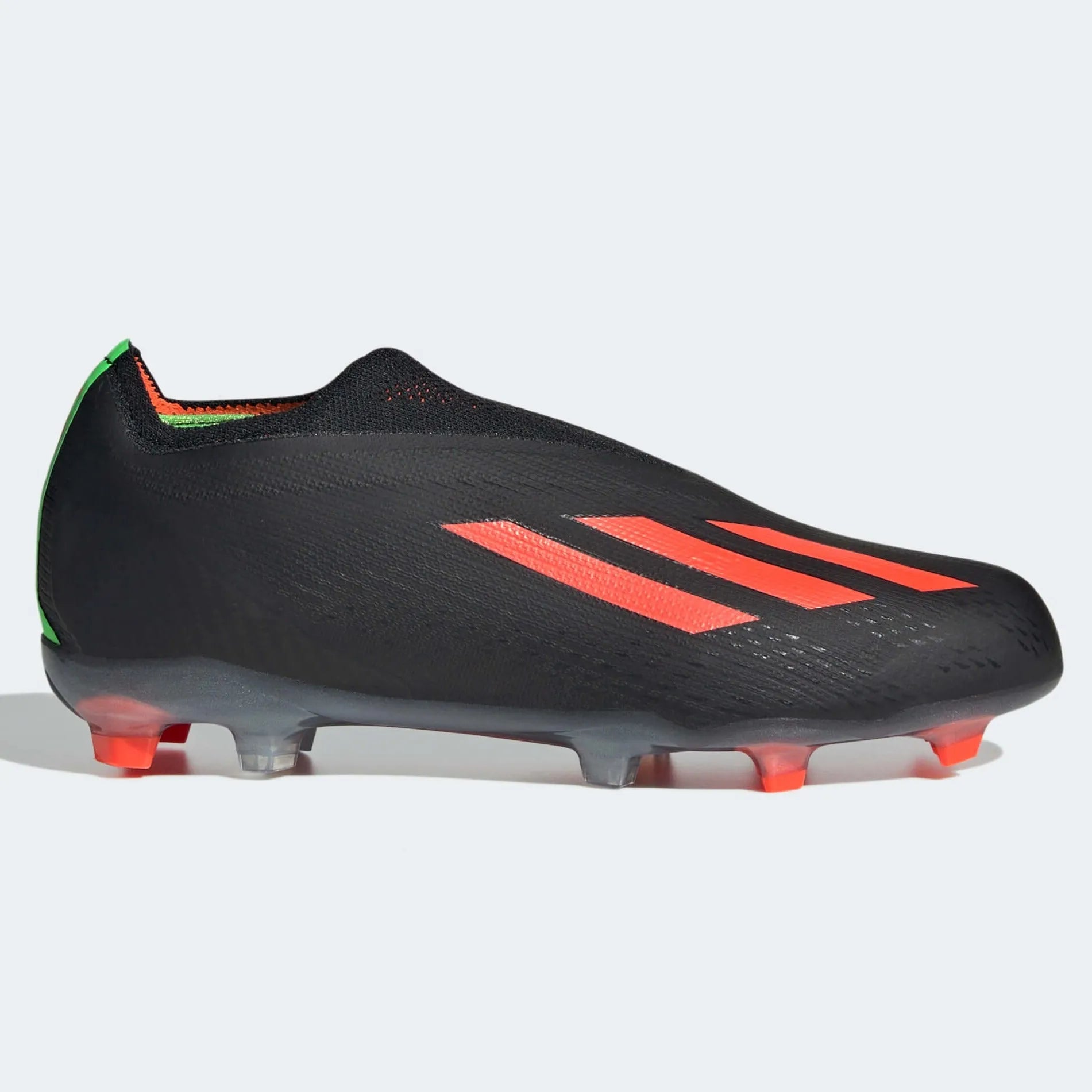 adidas JR X SpeedPortal + FG - Black-Solar Red (Side 1)