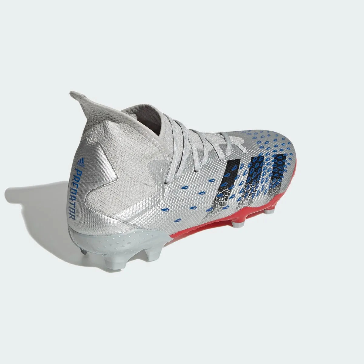 Adidas Predator Freak .3 FG - Silver-Royal-Red (Diagonal 2)