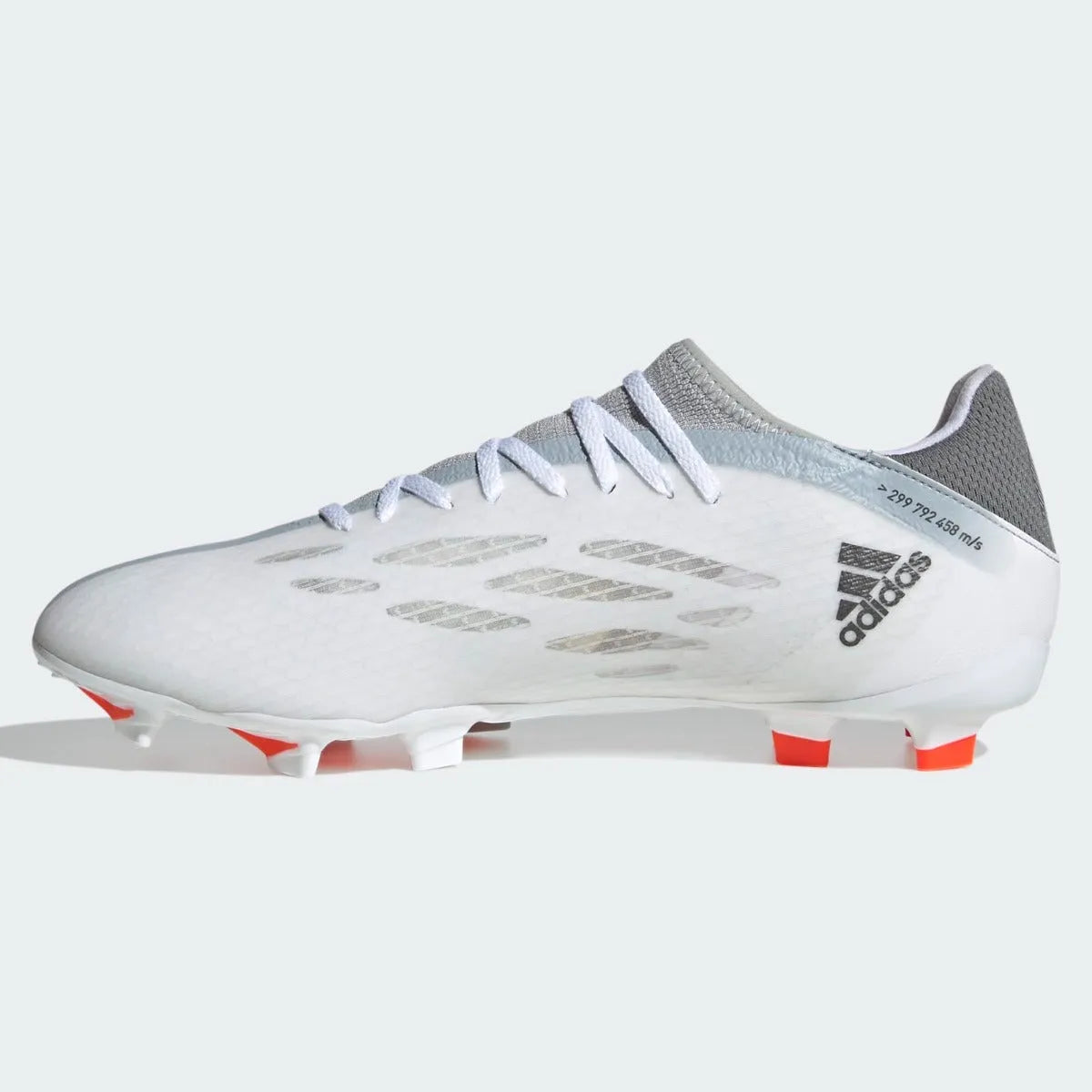 Adidas X Speedflow .3 FG - White-Iron Metallic (Side 2)