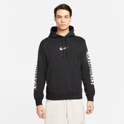 Nike 2021-22 Club America PO Fleece Hoodie - Black (Model - Front)