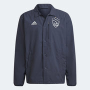 adidas 2022-23 LA Galaxy Anthem Jacket - Shadow Navy (Front)