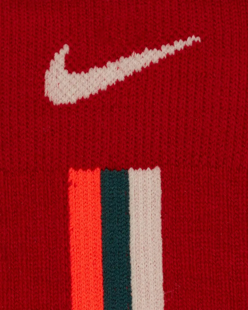 Nike 2022 Liverpool SNKR Crew Sox - Gym Red-Fossil (Detail 1)