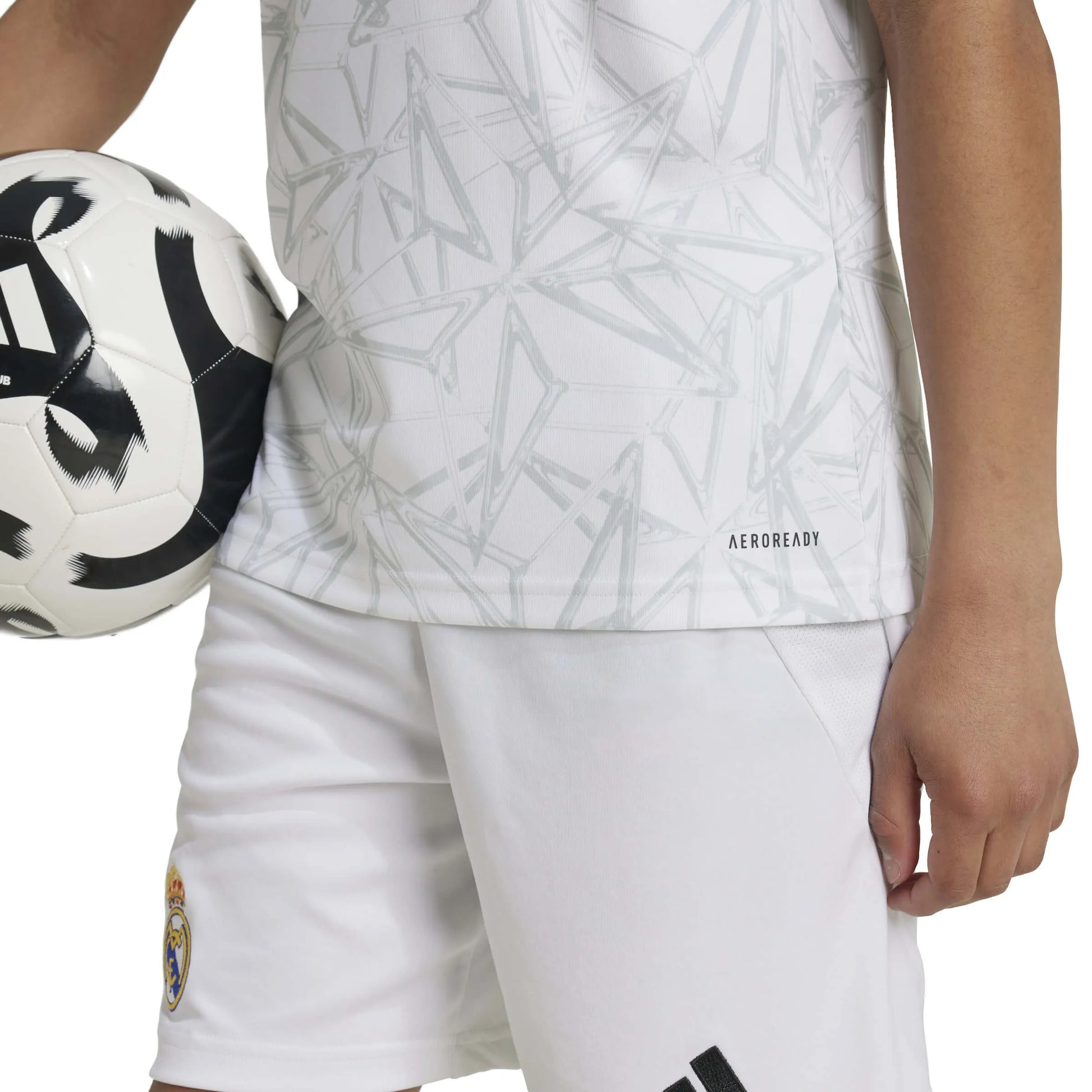 adidas 2024-25 Real Madrid Youth Pre-Match Jersey (Detail 2)