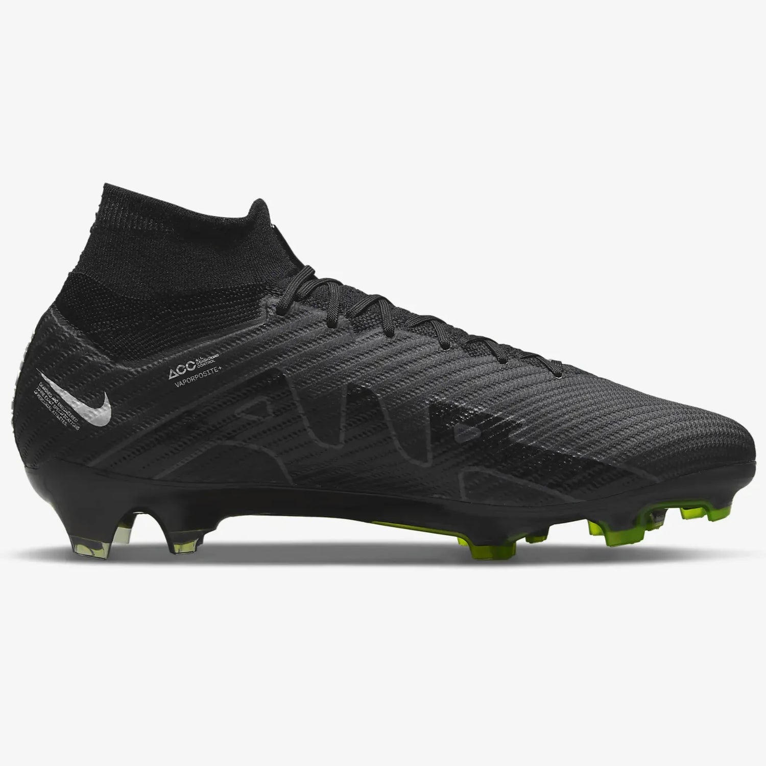 Nike Zoom Superfly 9 Elite FG - Black-Smoke Grey (Side 2)