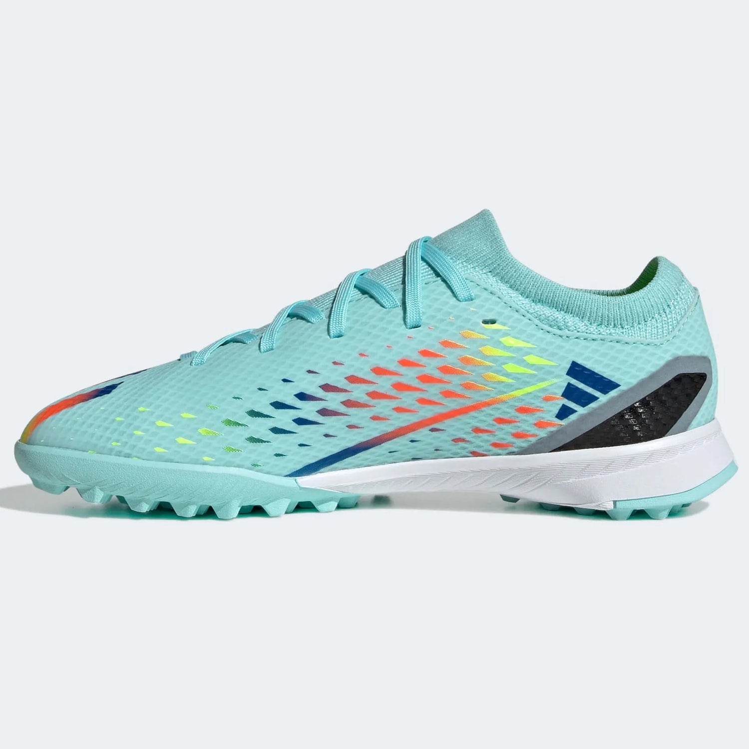 adidas JR X Speedportal.3 Turf - Aqua-Blue (Side 2)
