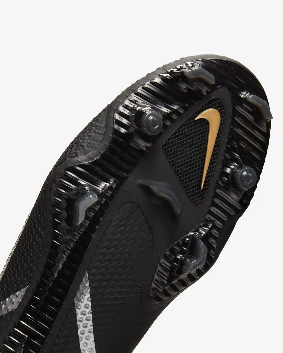 Nike Phantom GT2 Pro DF FG - Black-Dark Grey-Gold (Detail 1)