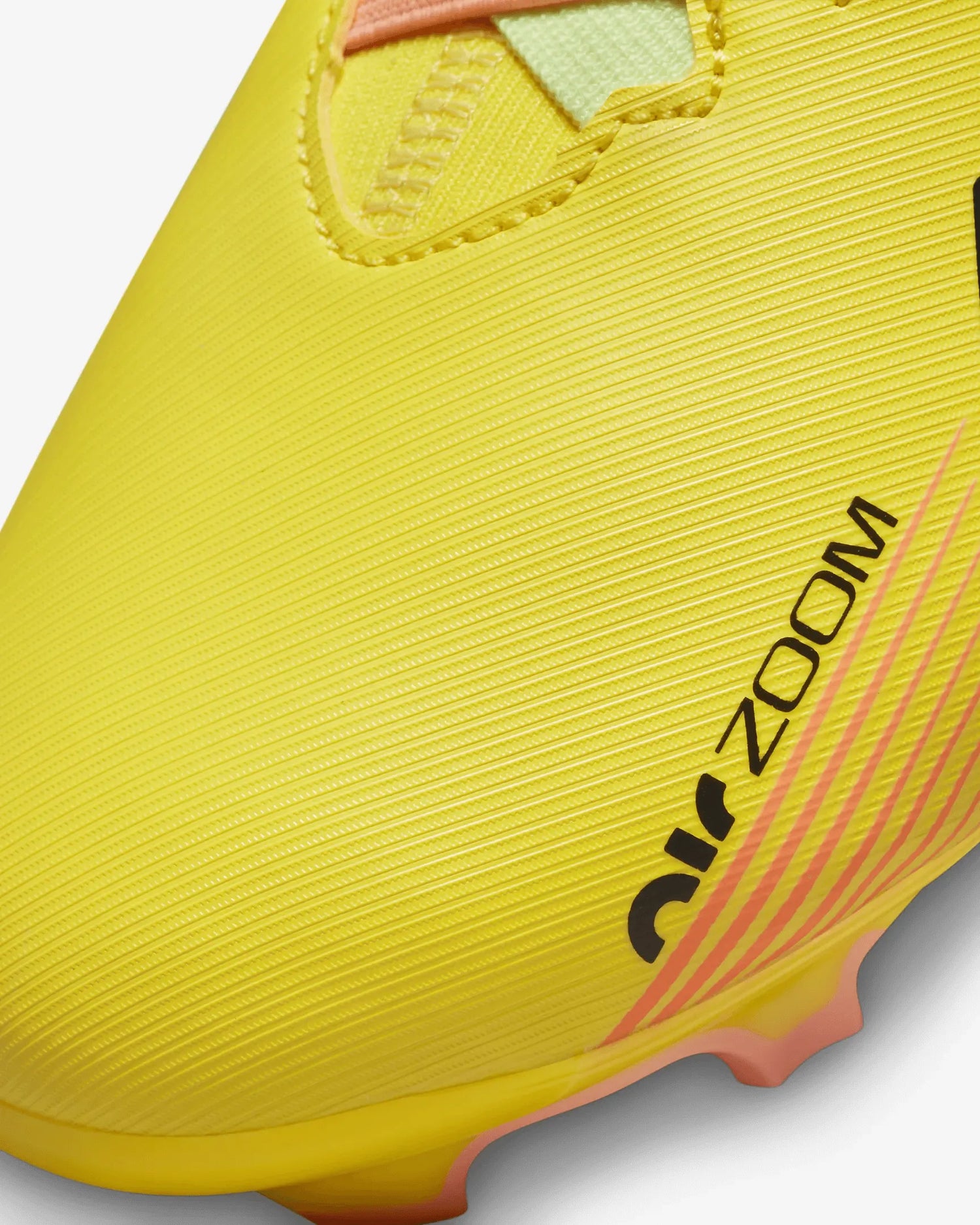 Nike Jr Zoom Superfly 9 Academy FG/MG - Yellow Strike-Sunset Glow (Detail 2)