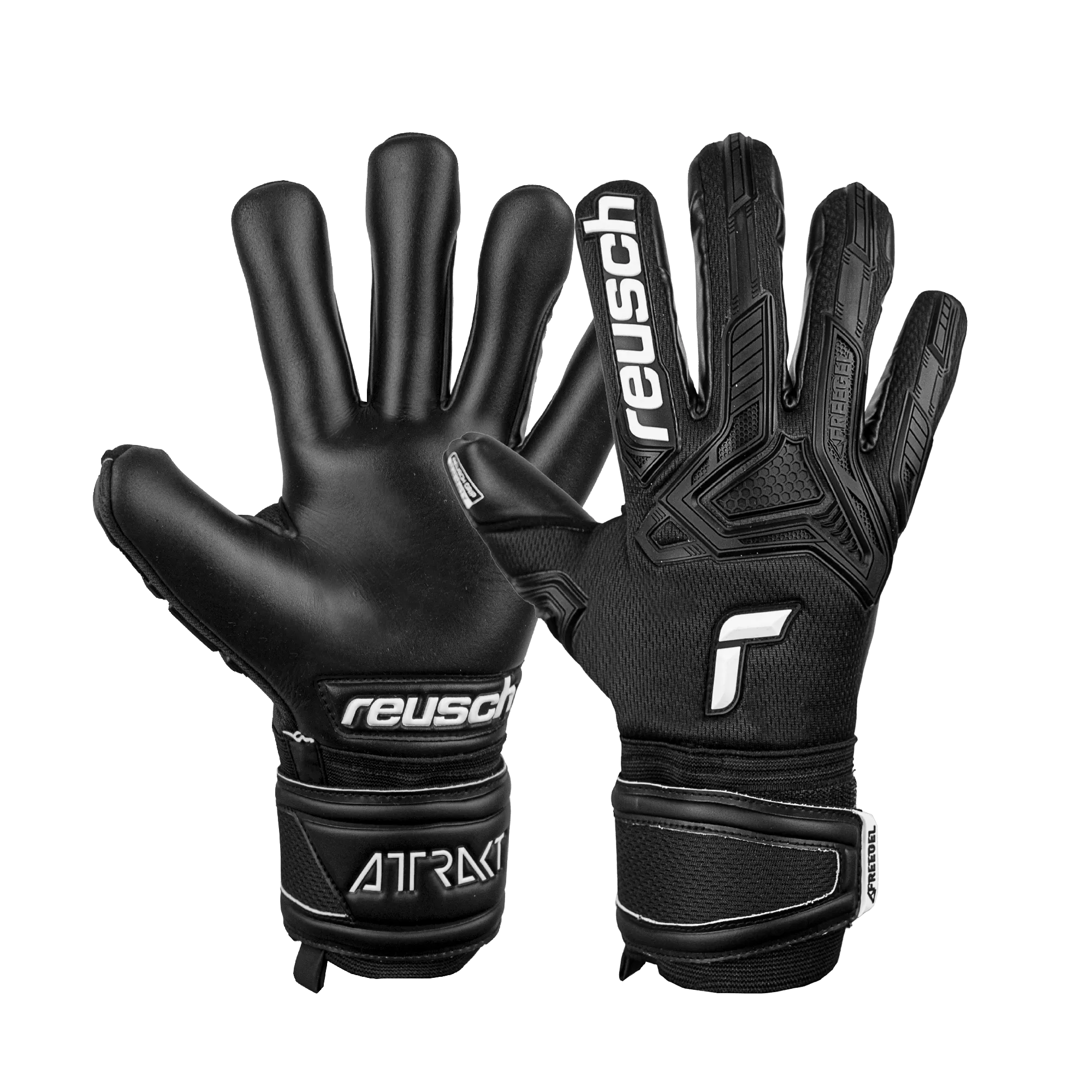Reusch Attrakt Freegel Infinity FS Goalkeeper Glove - Black (Pair)
