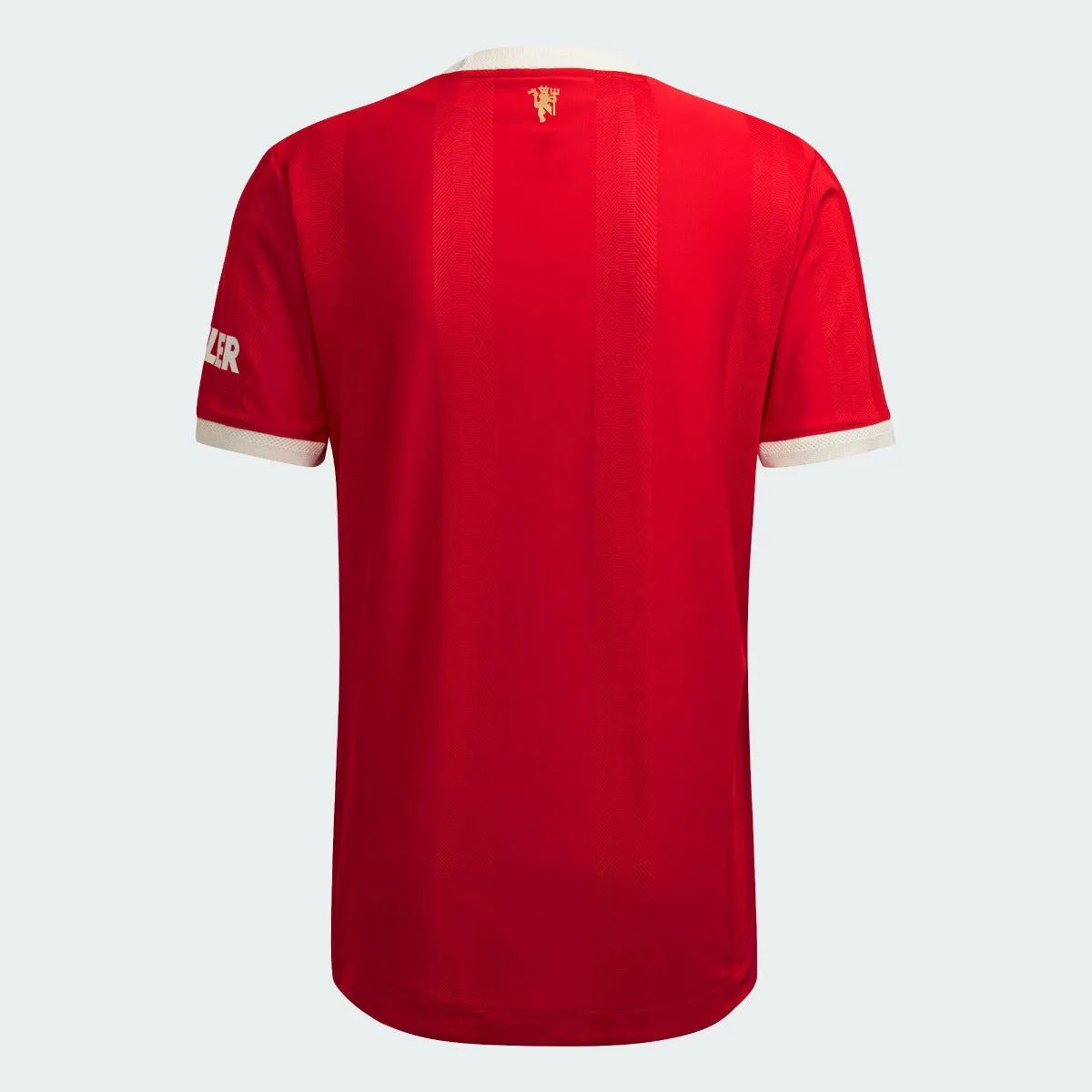 Adidas 2021-22 Manchester United Authentic Home jersey - Red-White (Back)