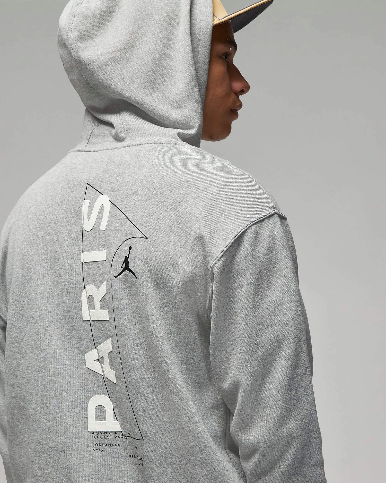 Nike 2022-23 PSG Mens Pullover Hoodie (Detail 2)