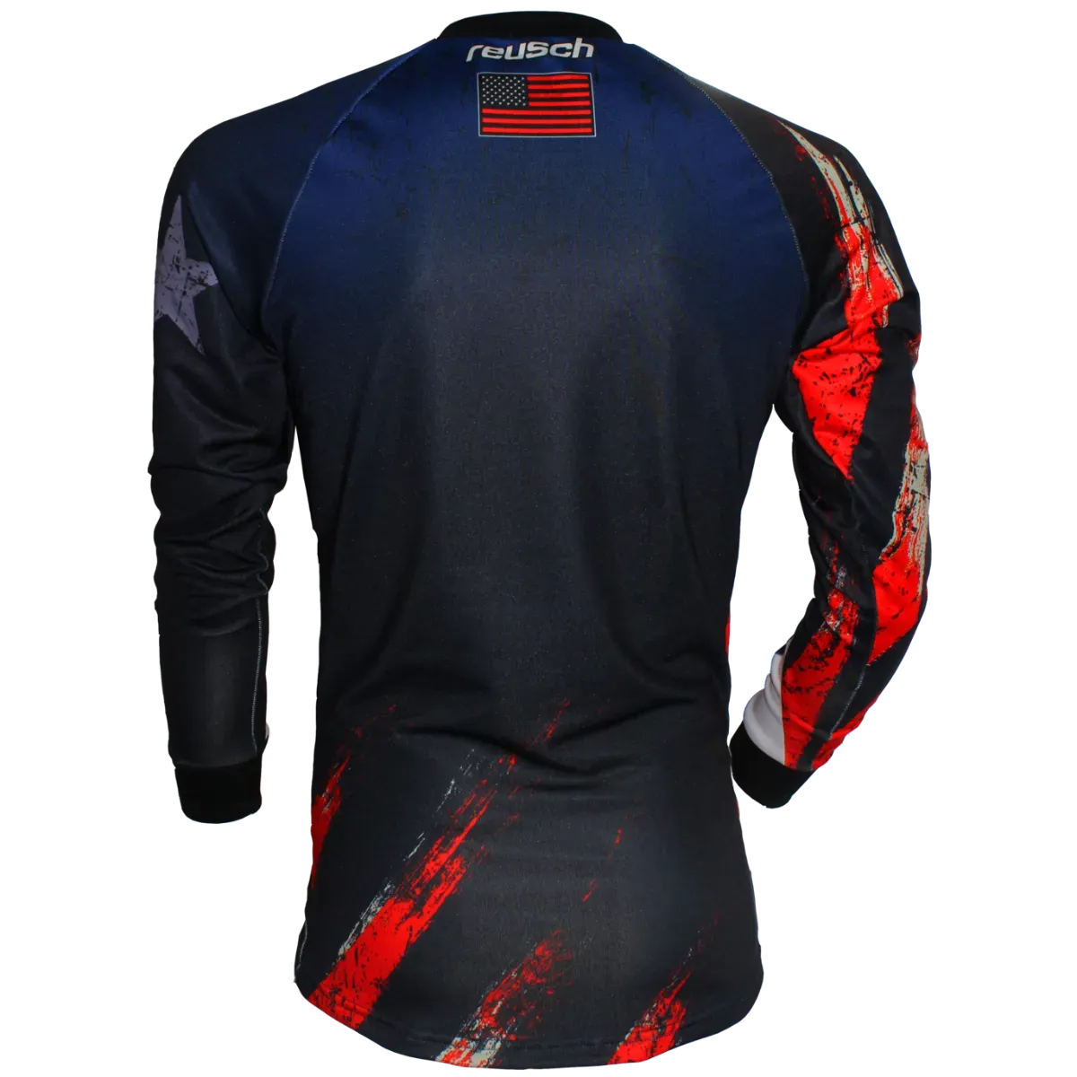 Reusch Patriot III Pro-Fit Goalkeeper Jersey - Navy-Red-White (Back)