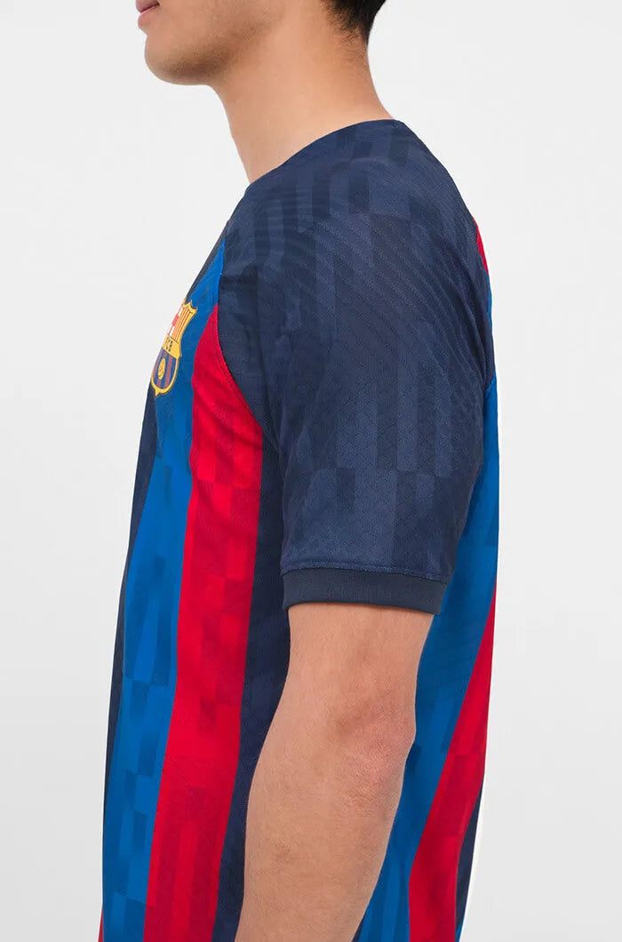 Nike 2022-23 FC Barcelona Authentic Home Jersey - Obsidian-Sesame (Detail 2)