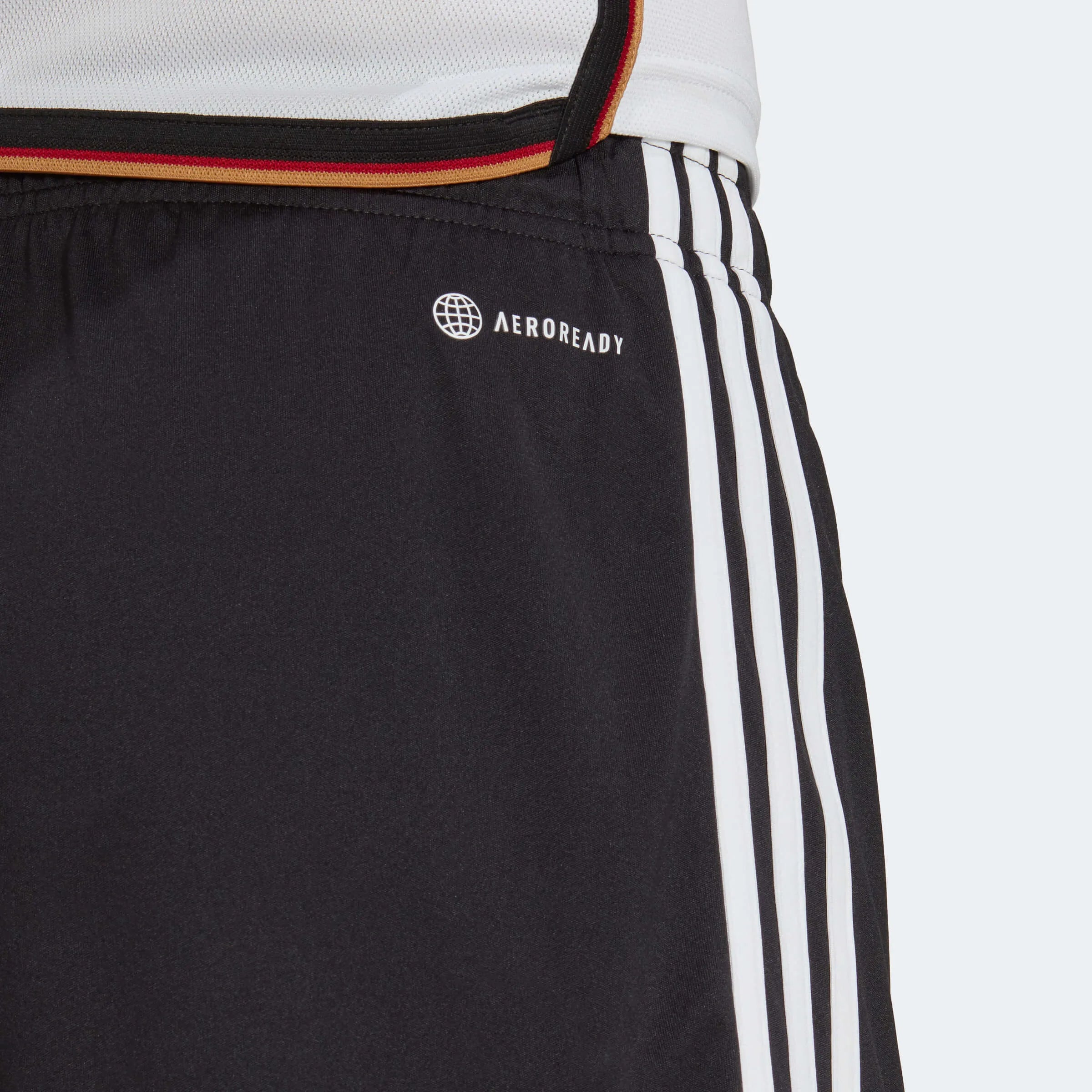 adidas 2022-23 Germany Home Shorts - Black (Detail 2)