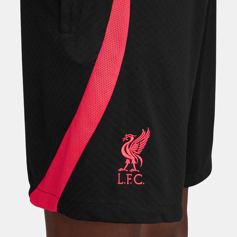 Nike 2022-23 Liverpool DF Strike Shorts - Black-Siren Red (Detail 3)