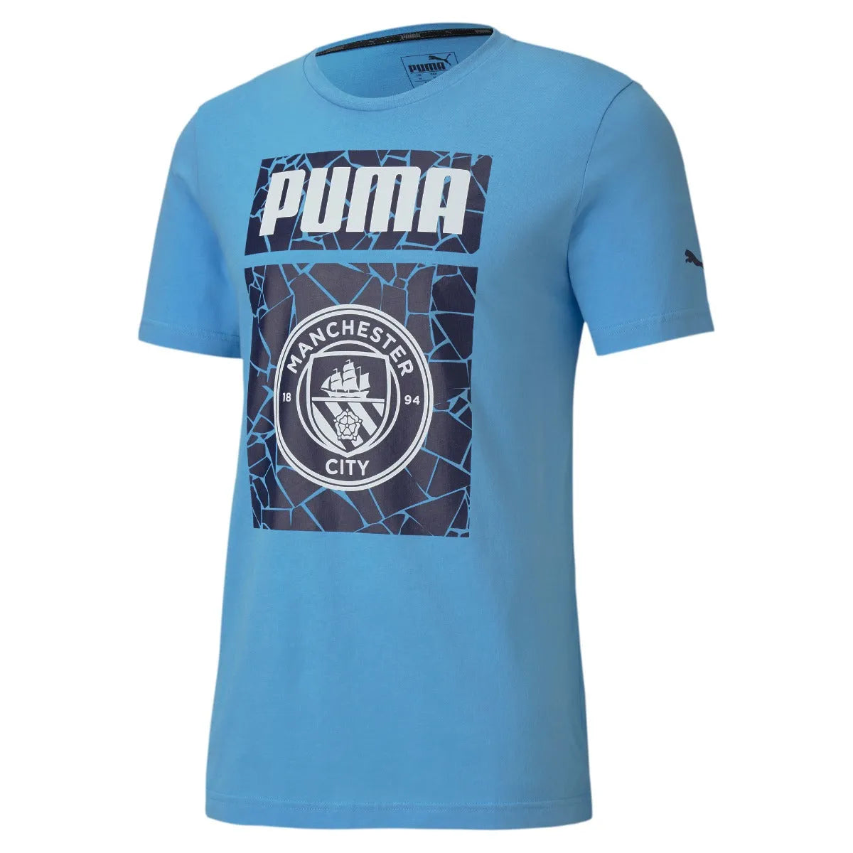Puma 2020-21 Manchester City Graphic Tee - Blue-Navy