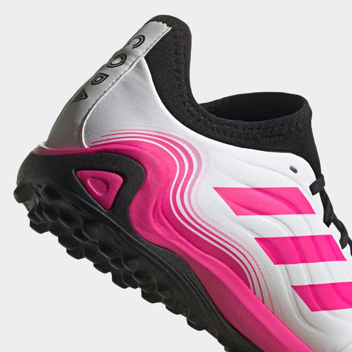 Adidas Copa Sense .3 TF - White-Black-Pink (Detail 1)
