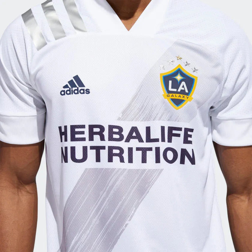 adidas 2020-21 LA Galaxy Authentic Home Jersey - White