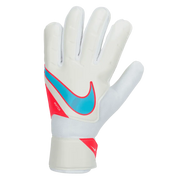 Nike Match Goalkeeper Gloves - White-Blue-Hot Punch (Single - Outer)