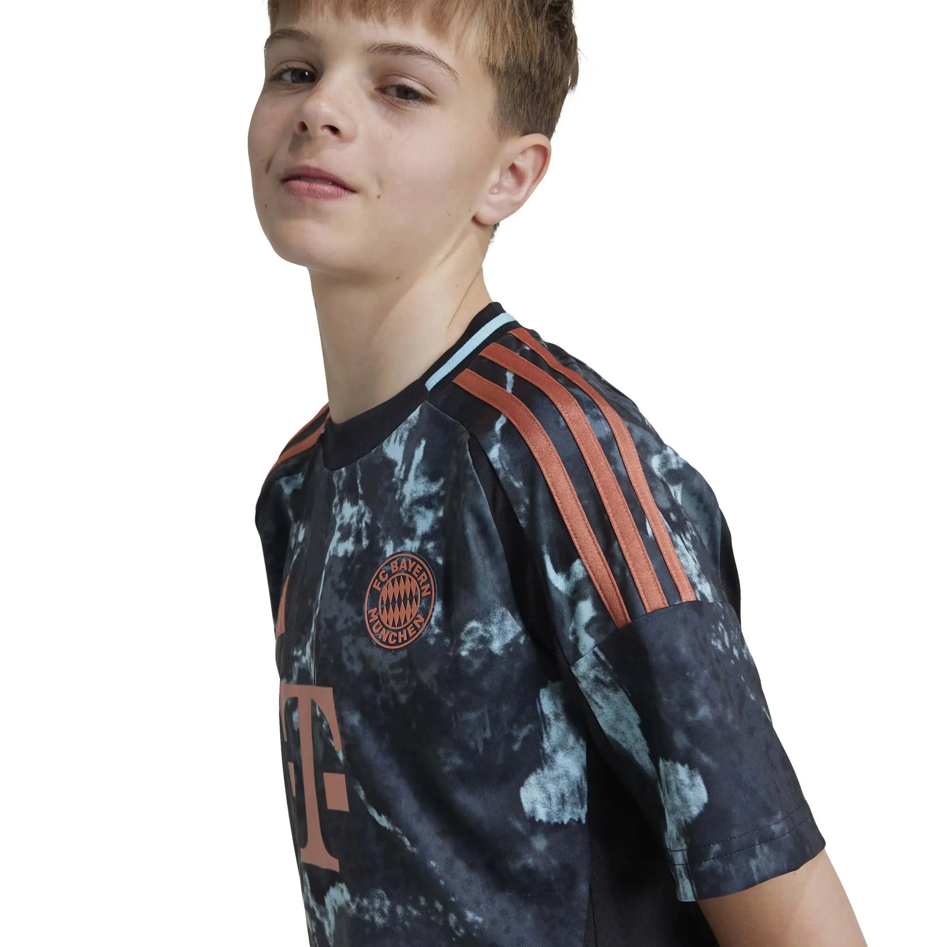adidas 2024-25 Bayern Munich Youth Stadium Away Jersey (Detail 1)