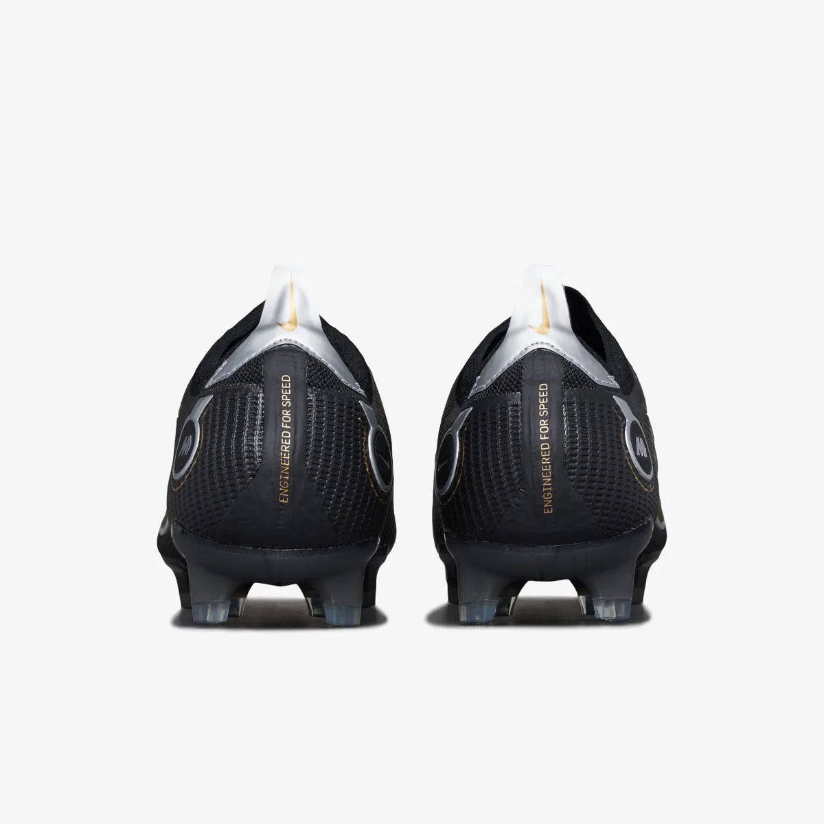 Nike Vapor 14 Elite FG - Black-Gold (Pair - Back)