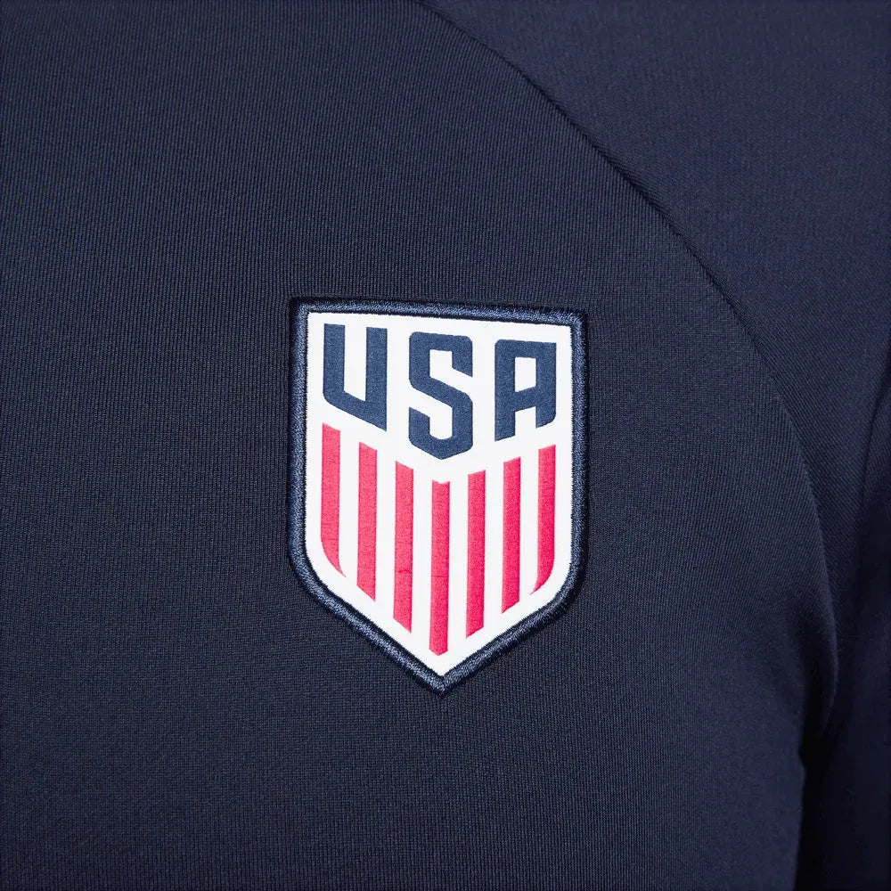 Nike 2022-23 USA Women's Strike Drill Top - Navy (Detail 2)