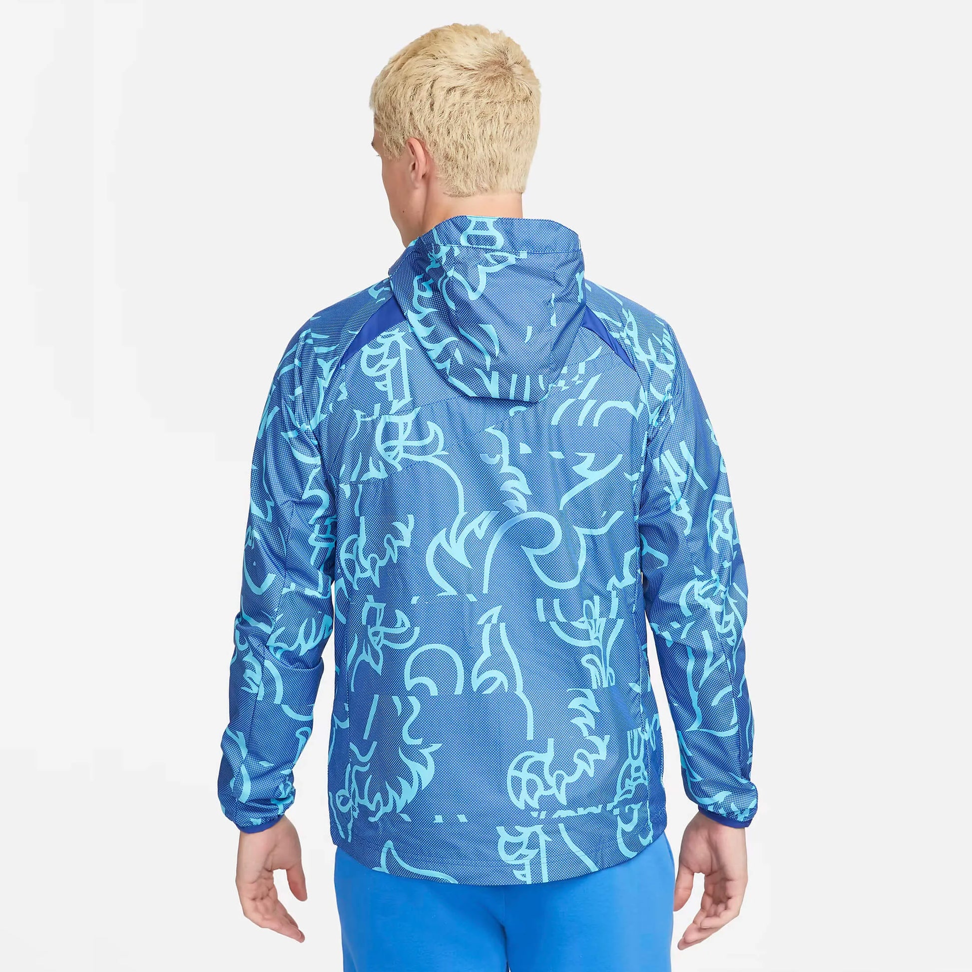 Nike 2022-23 Chelsea AWF Jacket (Model - Back)