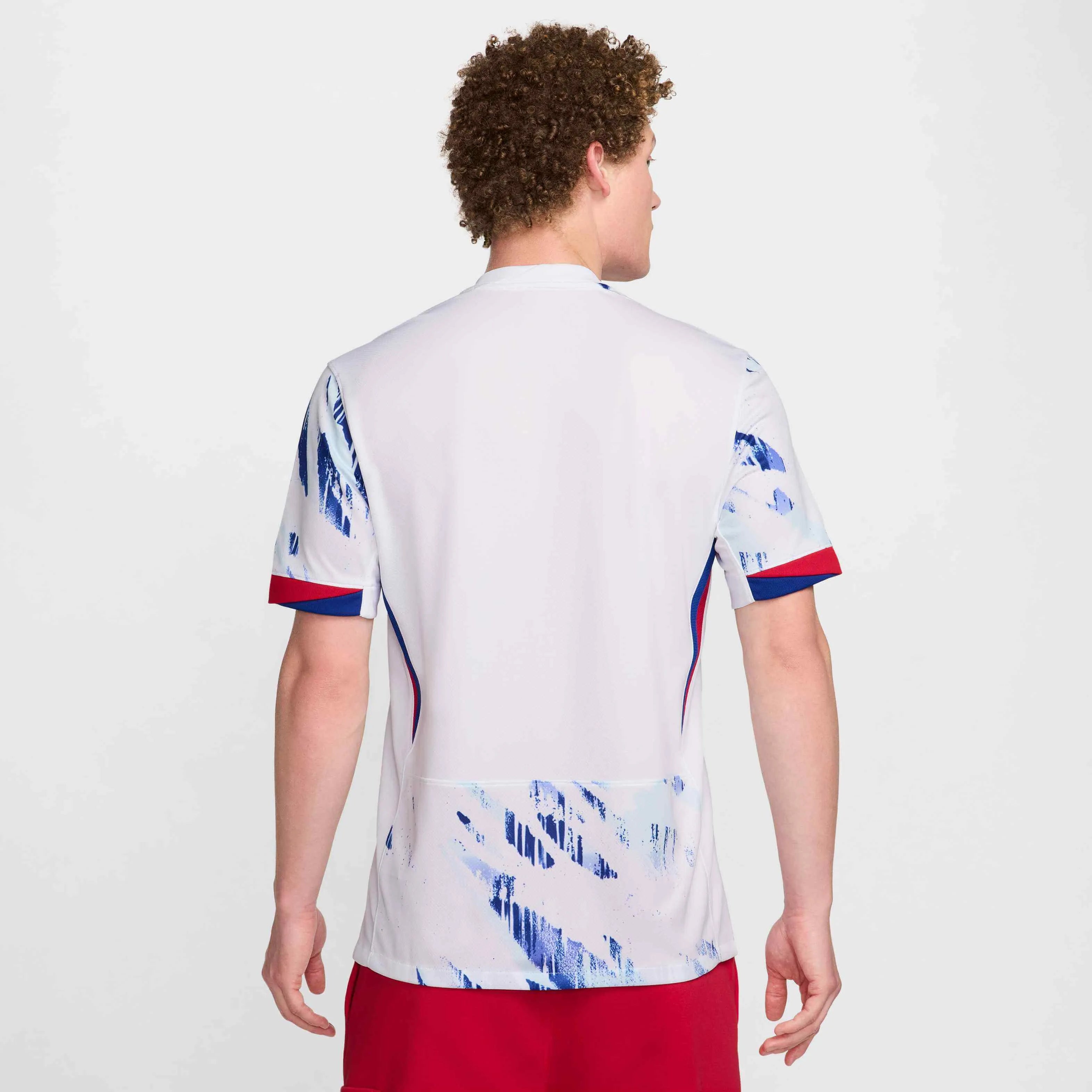 Nike 2024-25 Norway Men's Stadium Away Jersey (Model - Back)