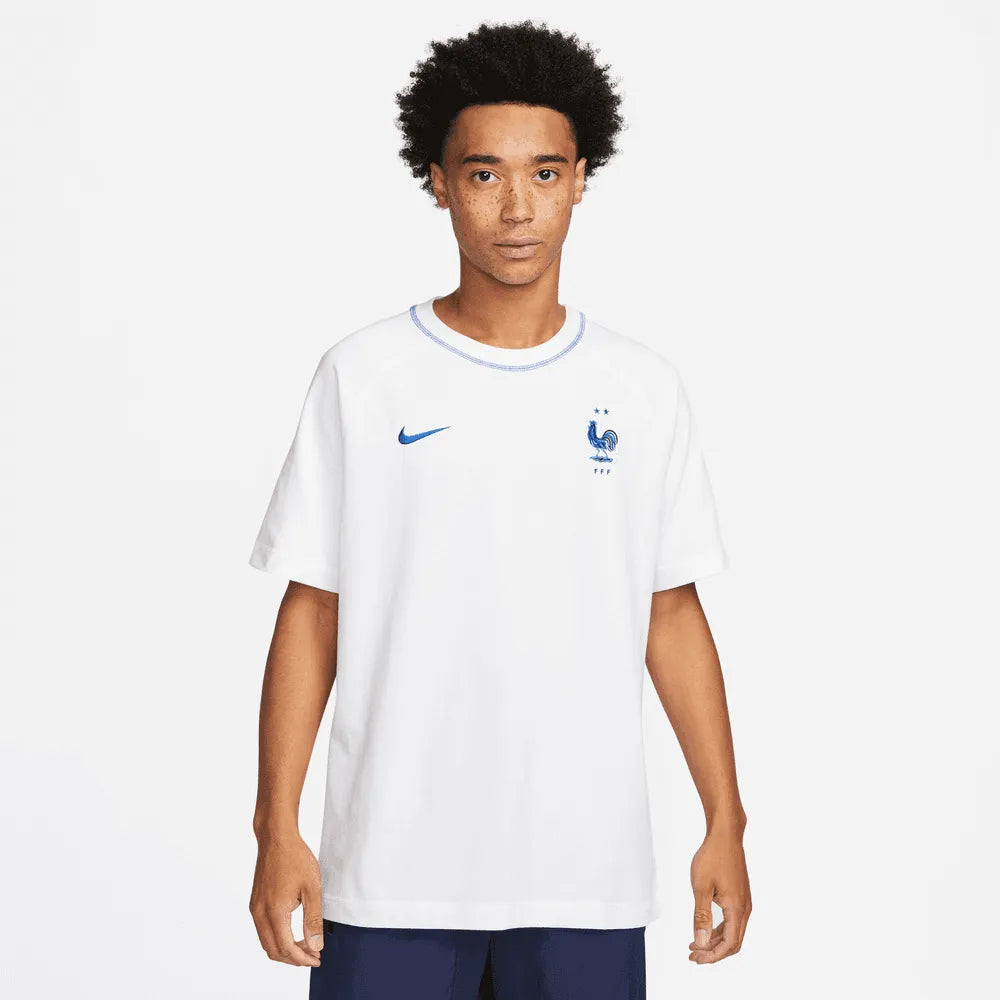 Nike 2022-23 France Travel Tee (Model - Front)