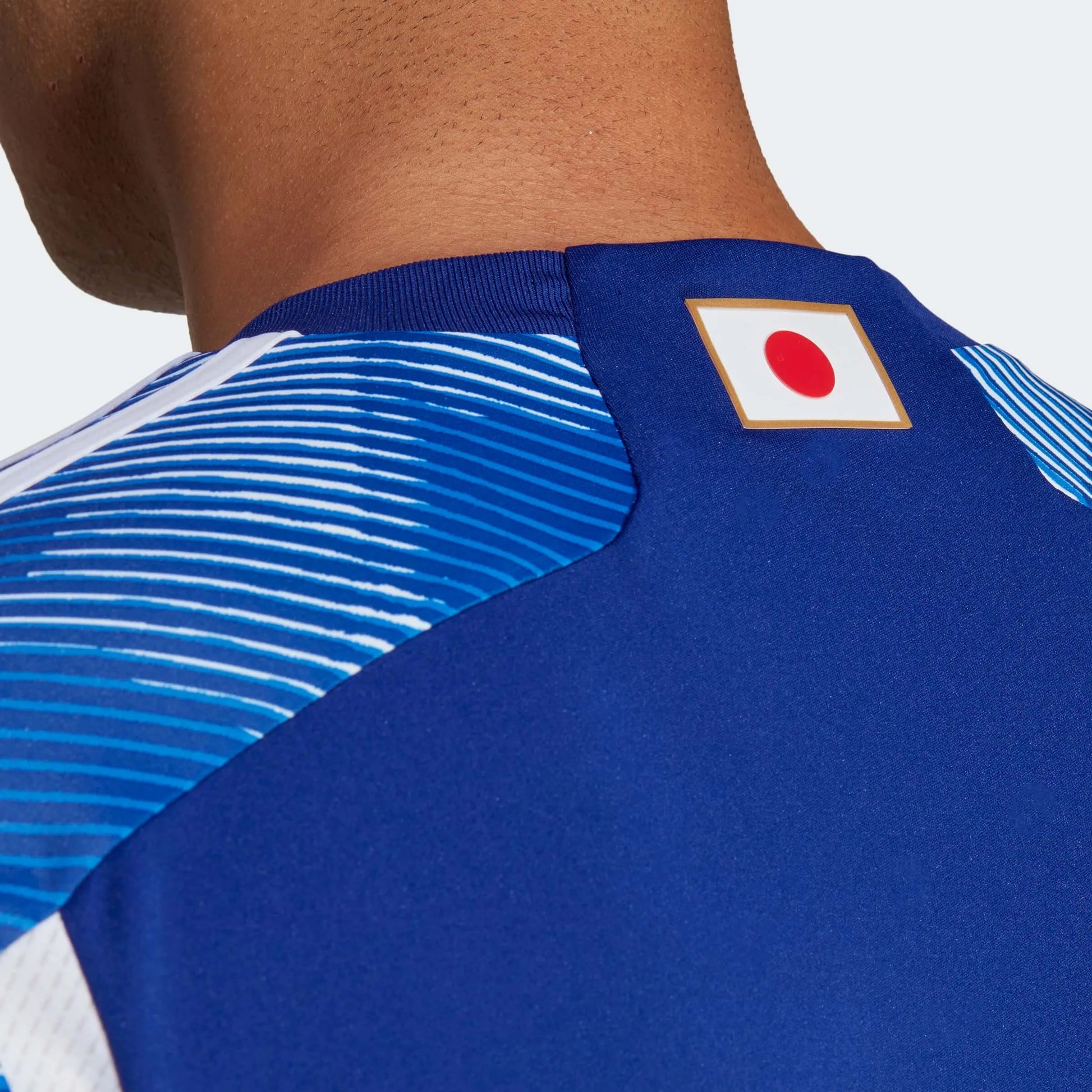  adidas 2022-23 Japan Home Jersey Blue-White (Detail 2)