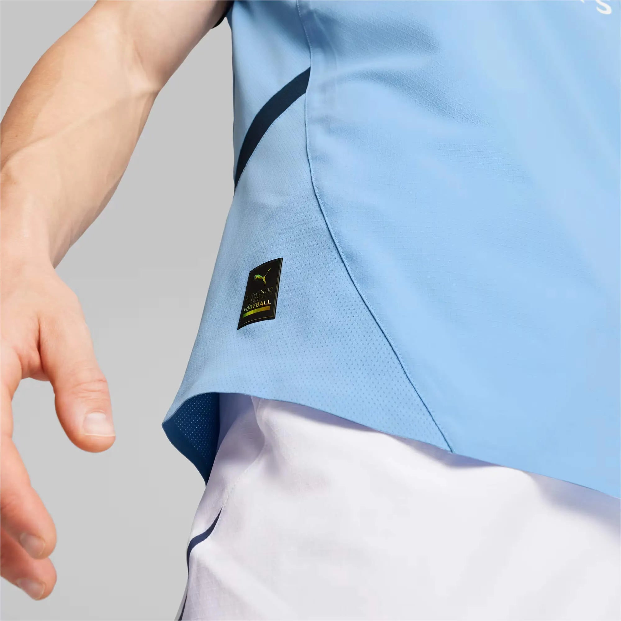 Puma 2024-25 Manchester City Home Authentic Home Jersey (Detail 2)