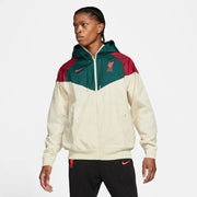 Nike 2021-22 Liverpool NSW Windrunner Jacket - Fossil-Teal-Crimson (Model - Front)