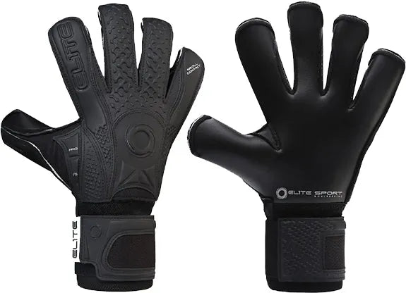 Elite Sport 2020 Black Solo Goalkeeper Gloves - Black