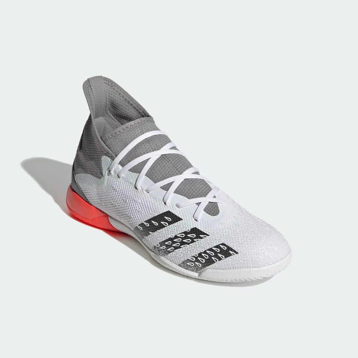 Adidas Predator Freak .3 IN - White-Iron Metallic (Diagonal 1)