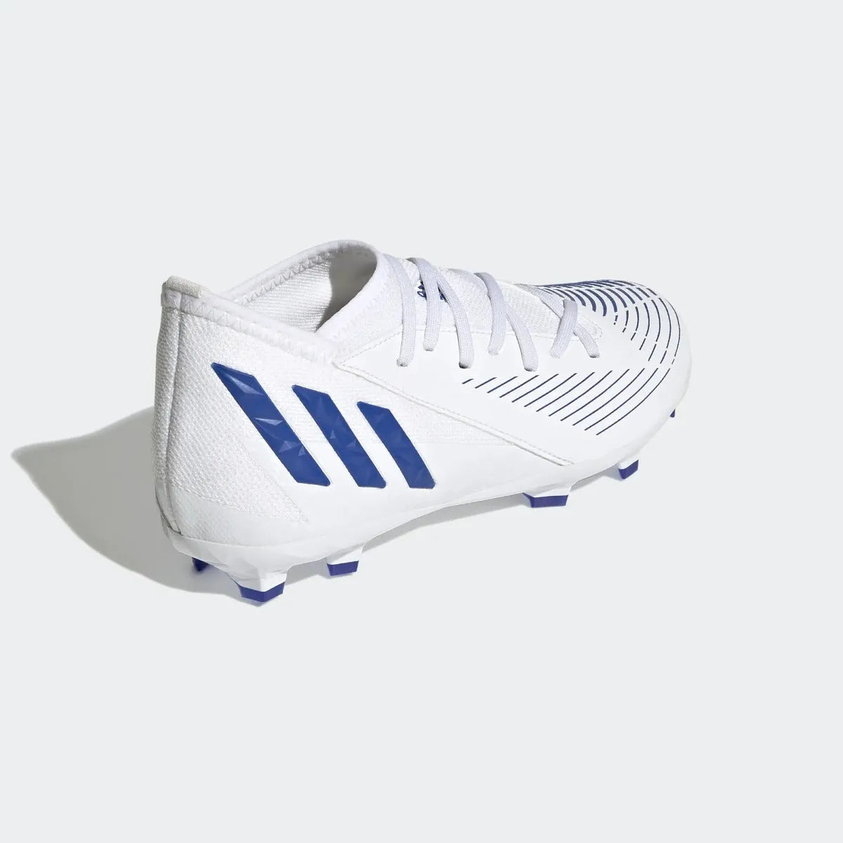 adidas JR Predator Edge .3 FG - White-Hi Res Blue (Diagonal 2)