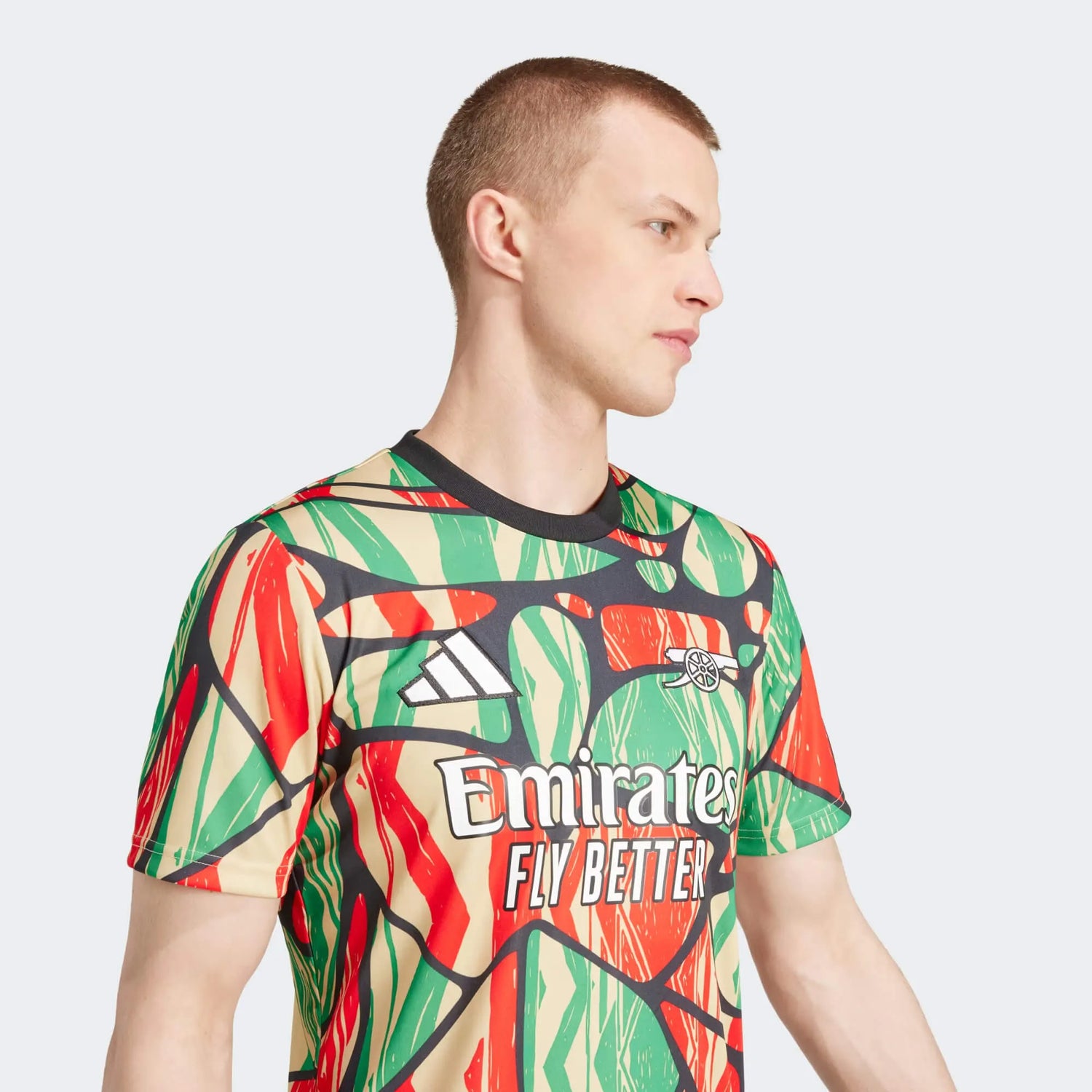 adidas 2024-25 Arsenal Men's Pre-Match Jersey (Detail 1)