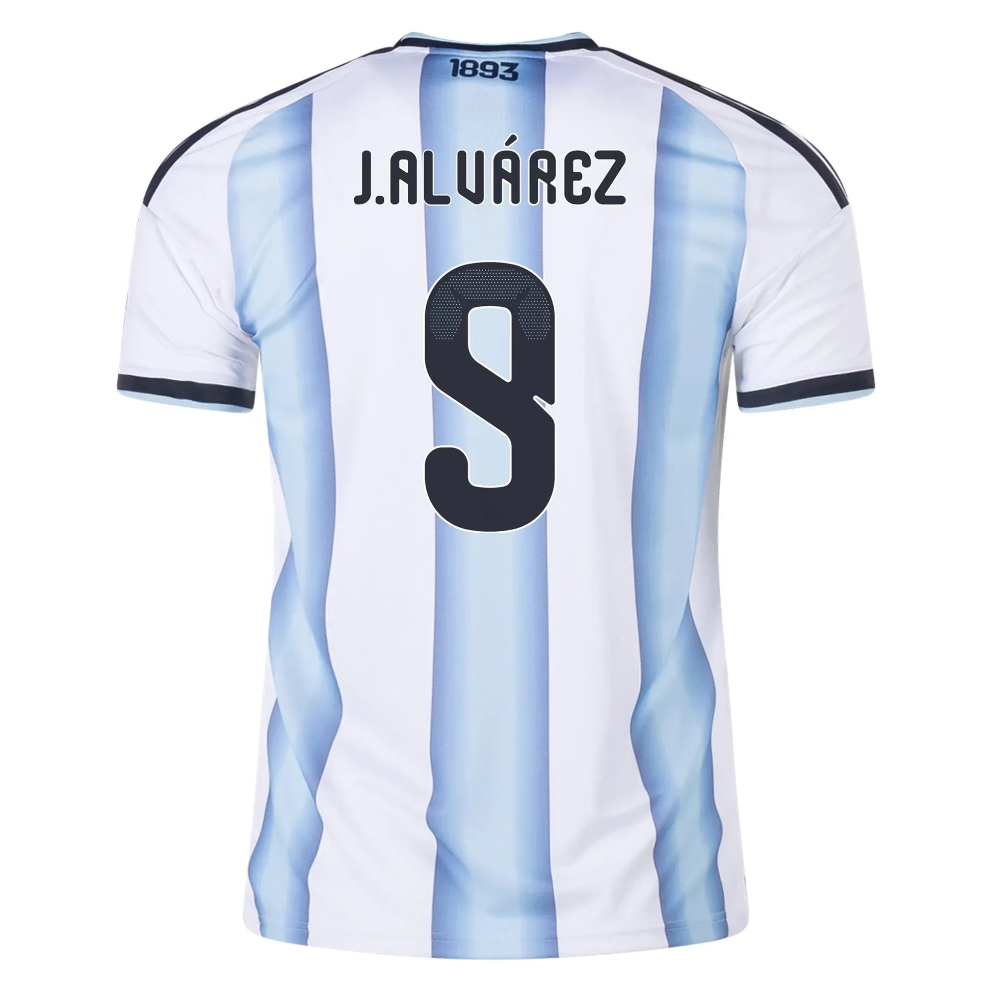 adidas 2026 Argentina Men's Stadium Home Soccer Jersey (J. Alvarez)