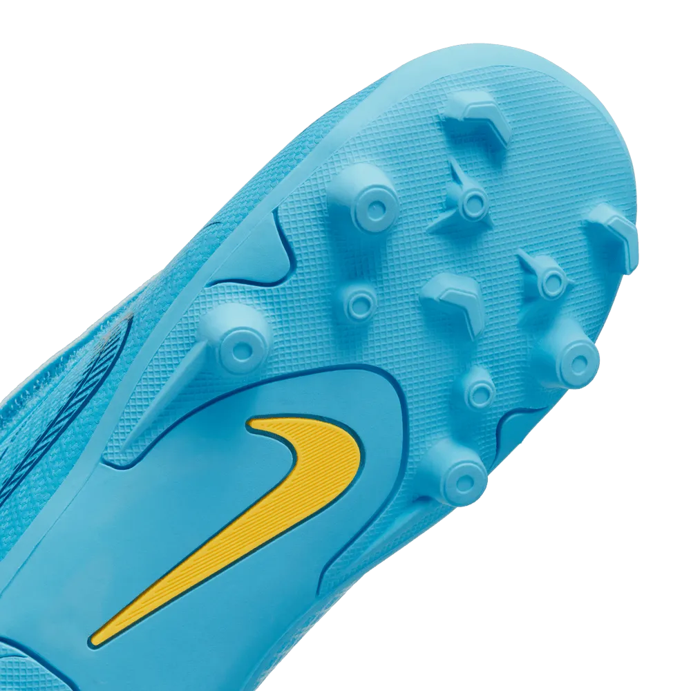 Nike Kids Mercurial Vapor 14 Club FG-MG - Chlorine Blue-Laser Orange (Detail 1)