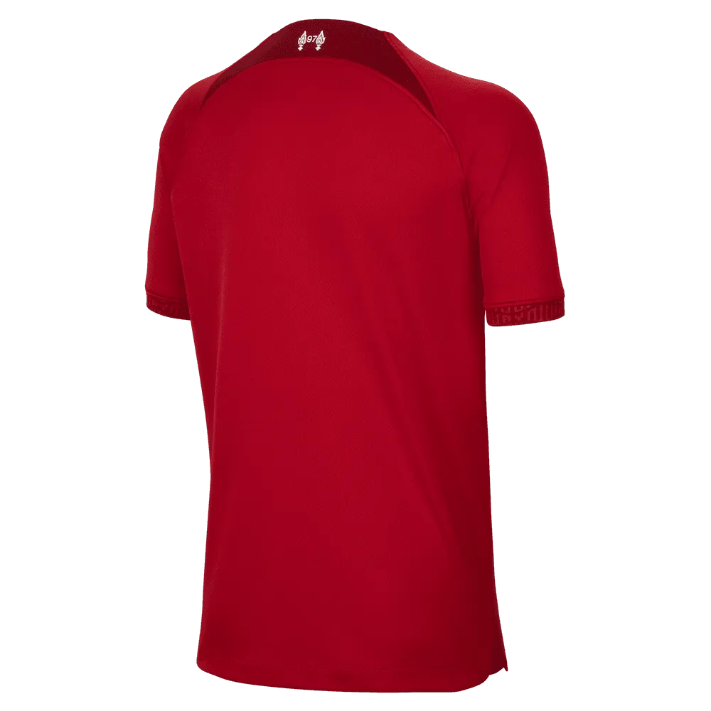 Nike 22-23 Liverpool FC Youth Home Jersey - Red-White (Back)