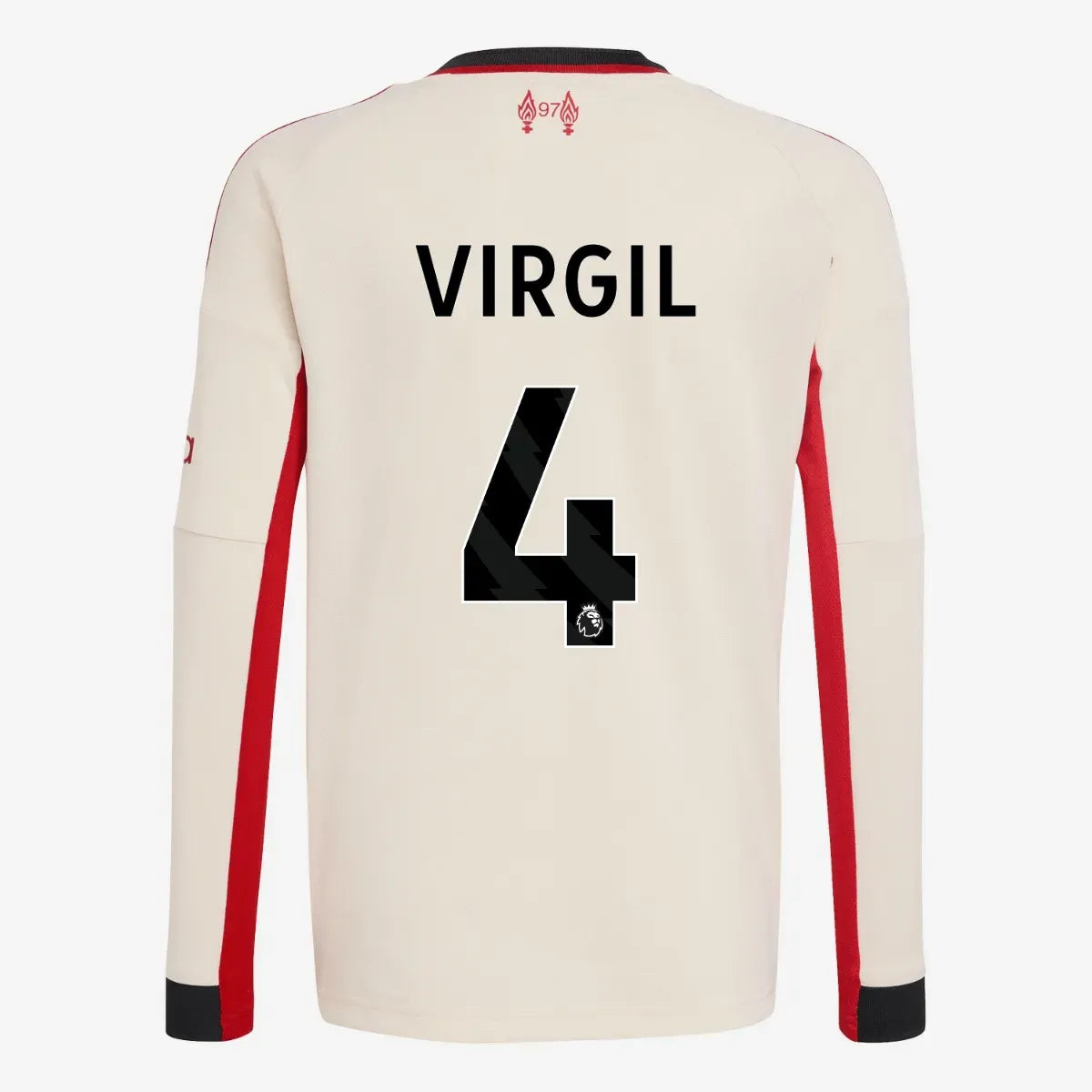 adidas 2025-26 Liverpool Men's Stadium Away Long-Sleeve Soccer Jersey (Virgil)