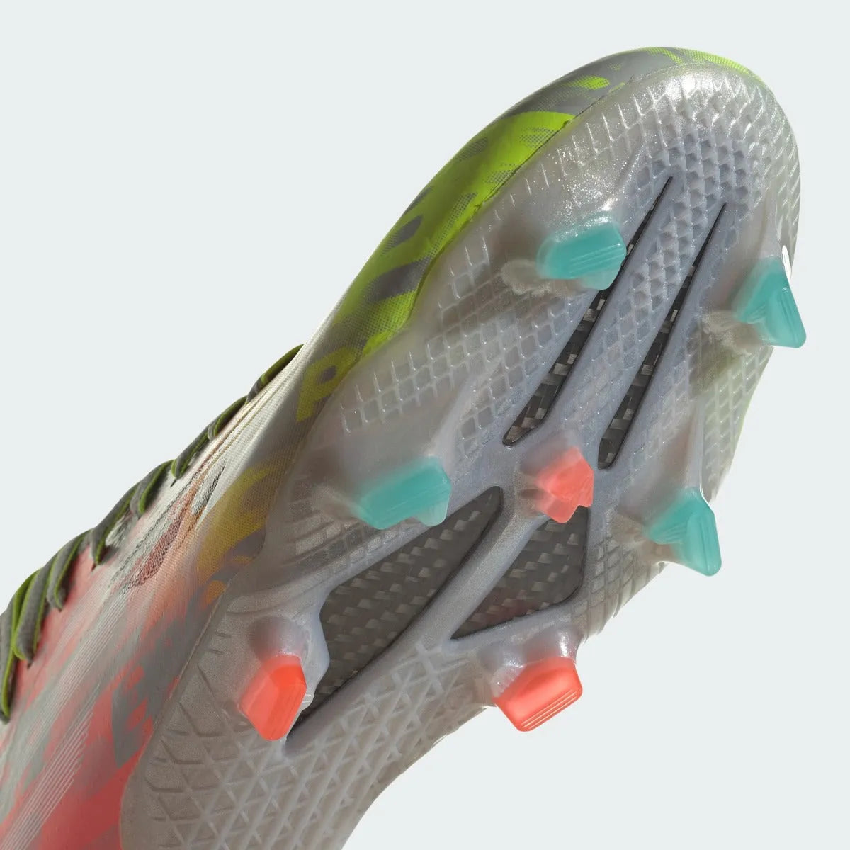 Adidas X Speedflow .1 FG - Clear Onix-White-Solar Yellow (Detail 2)