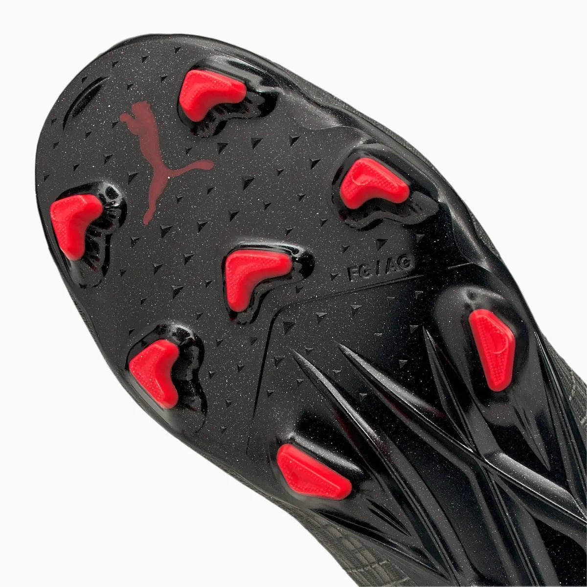 Puma Ultra 1.3 FG-AG - Black-Sunblazing (Detail 2)