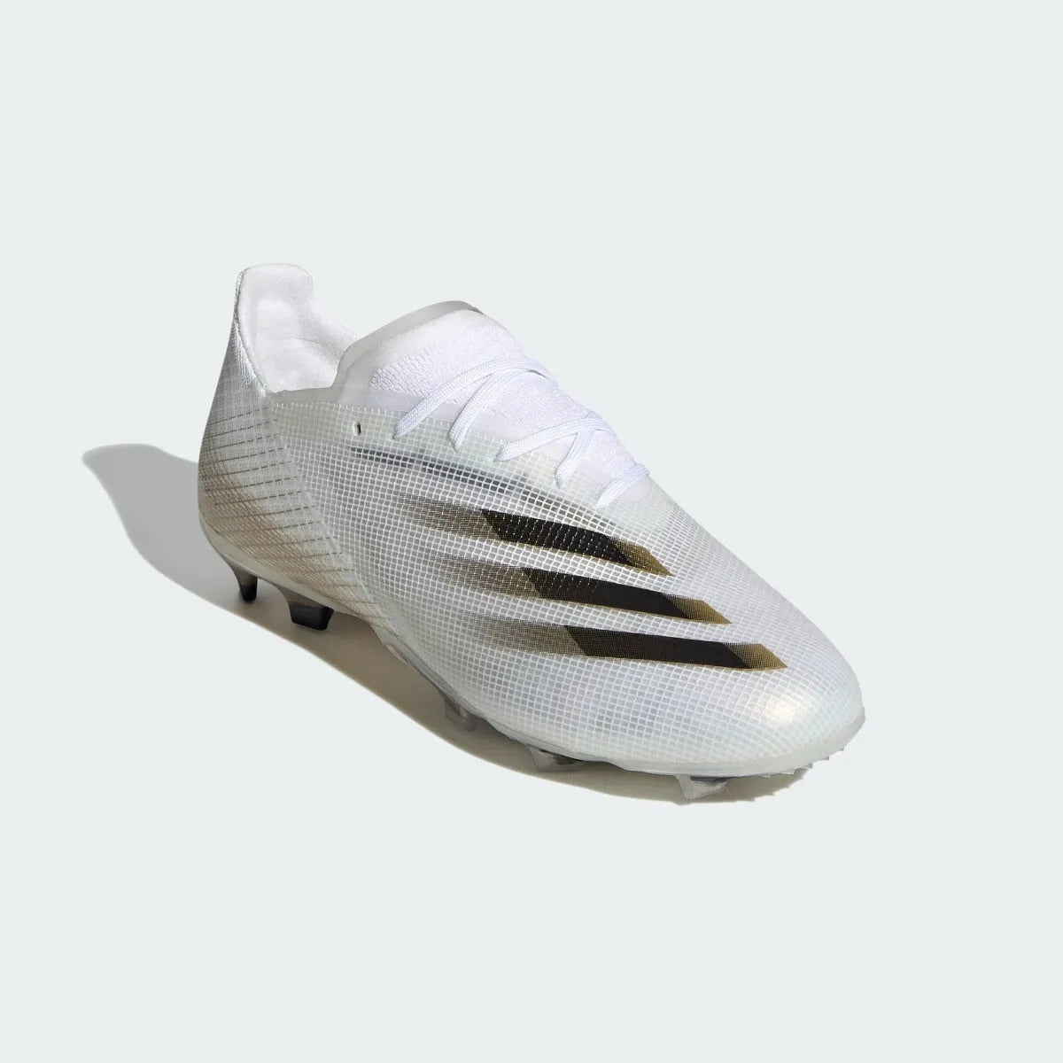 Adidas JR X Ghosted.1 FG - White-Black-Gold