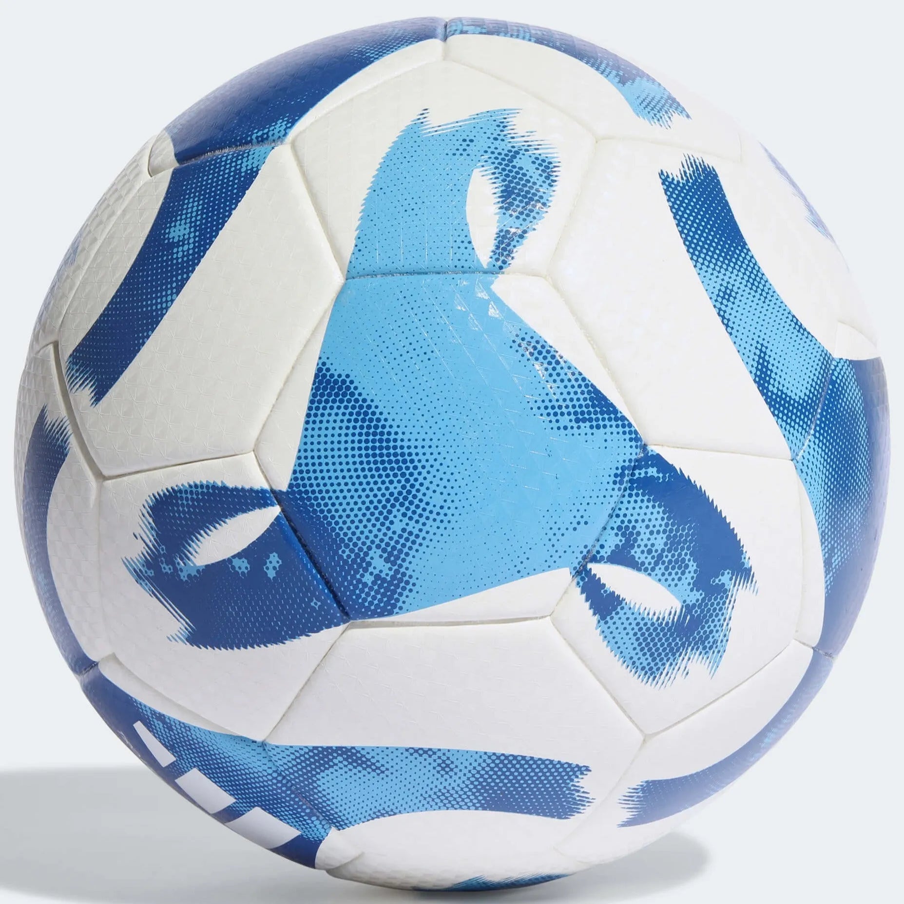 adidas Tiro League Soccer Ball - White-Blue (Back)